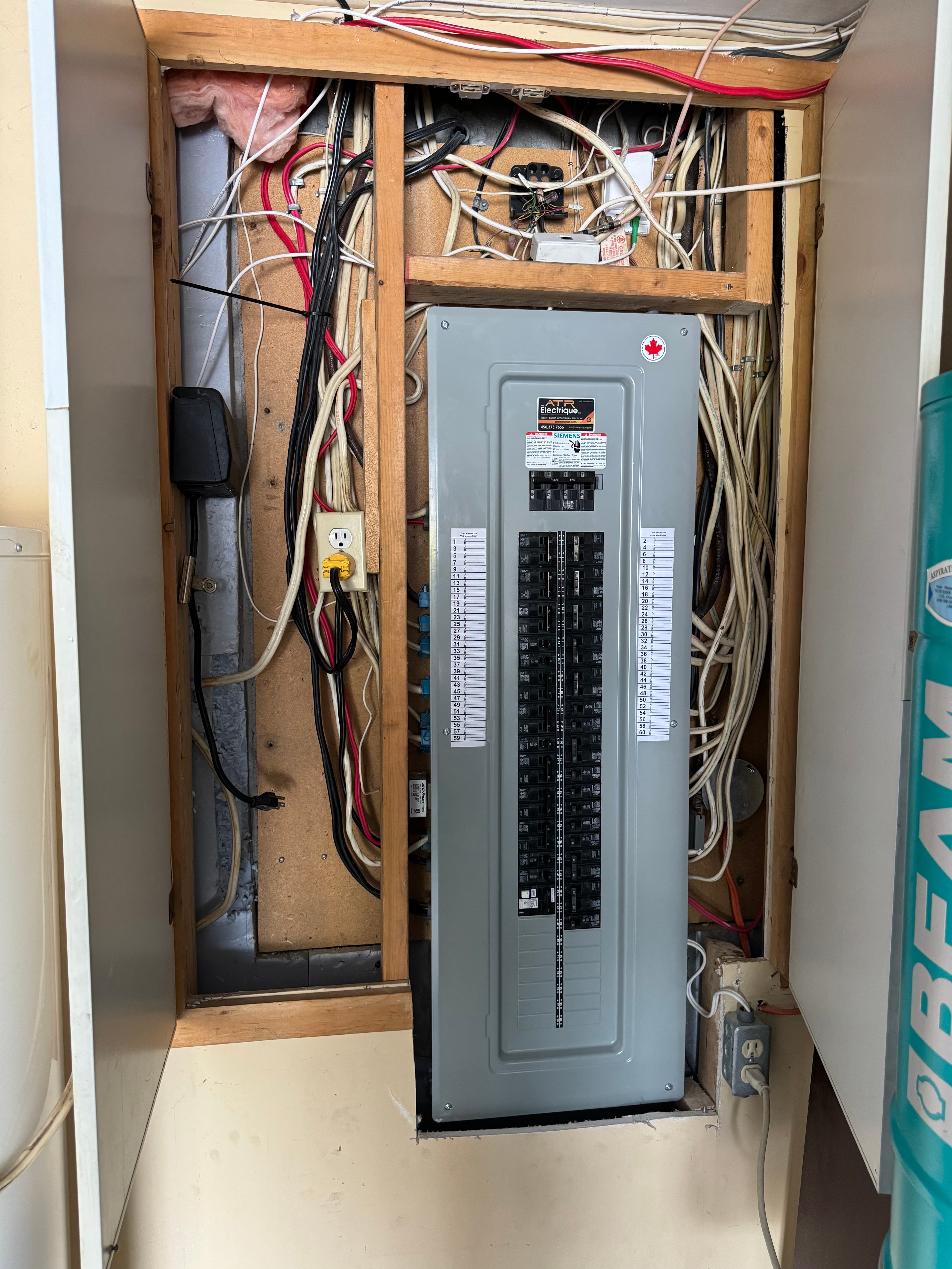 Travaux électriques réalisés par ATR Électrique